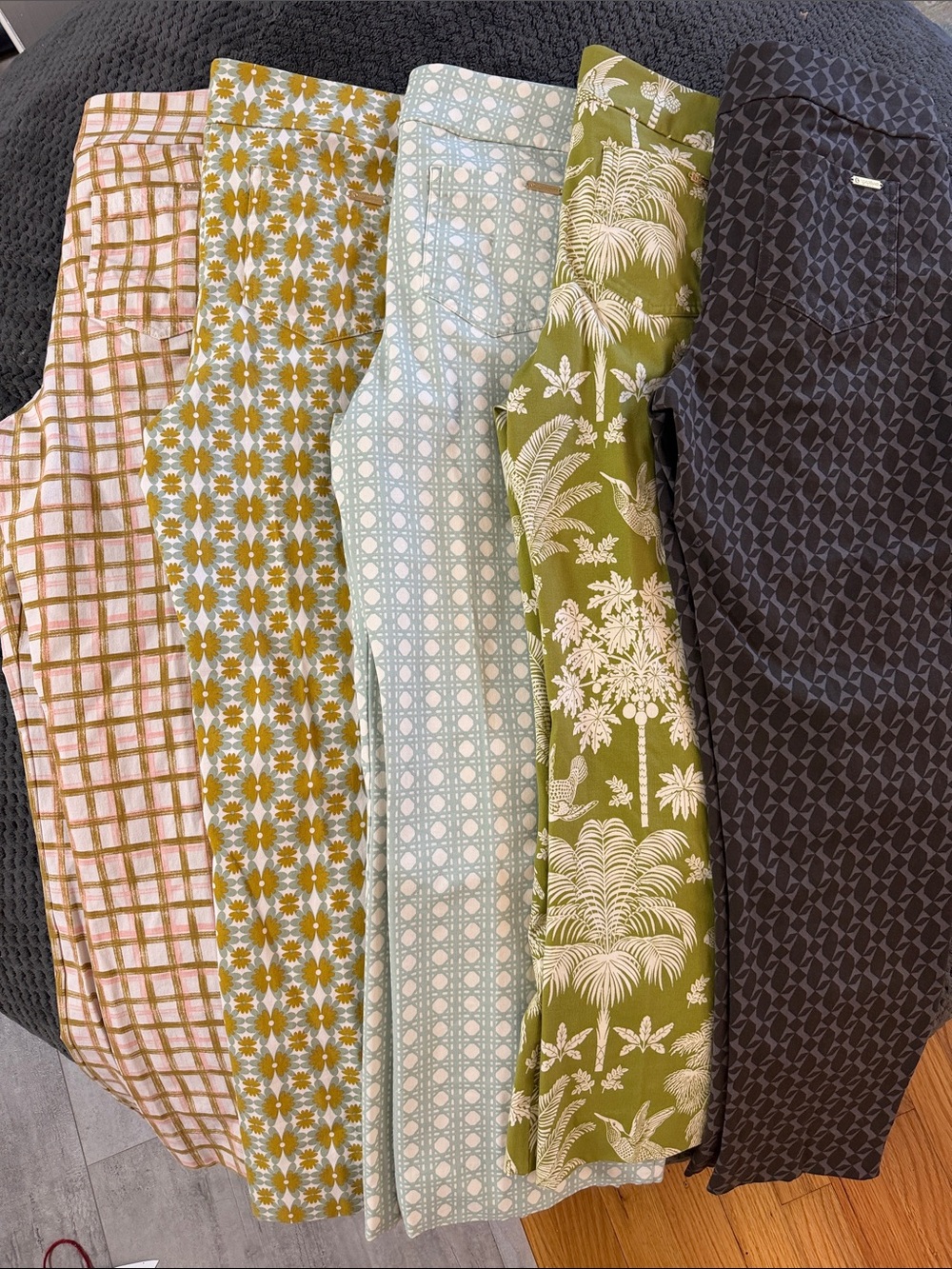 Women’s Spartina Patterned Pants - Olive Green Palm Print & Assorted Colors